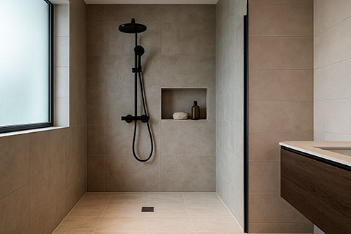 Douche à litalienne idées design et pratiques