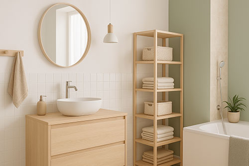 decoration salle de bain style Scandinave